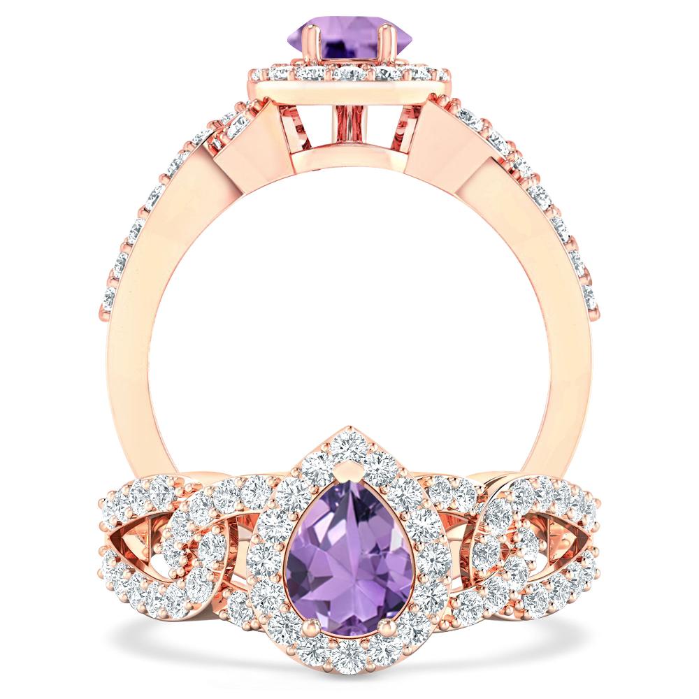 Rose Gold - Amethyst