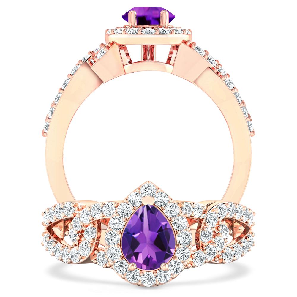 Rose Gold - Amethyst