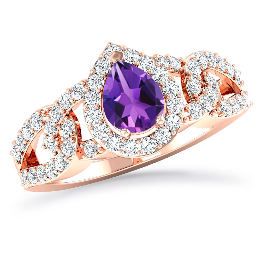 Rose Gold - Amethyst