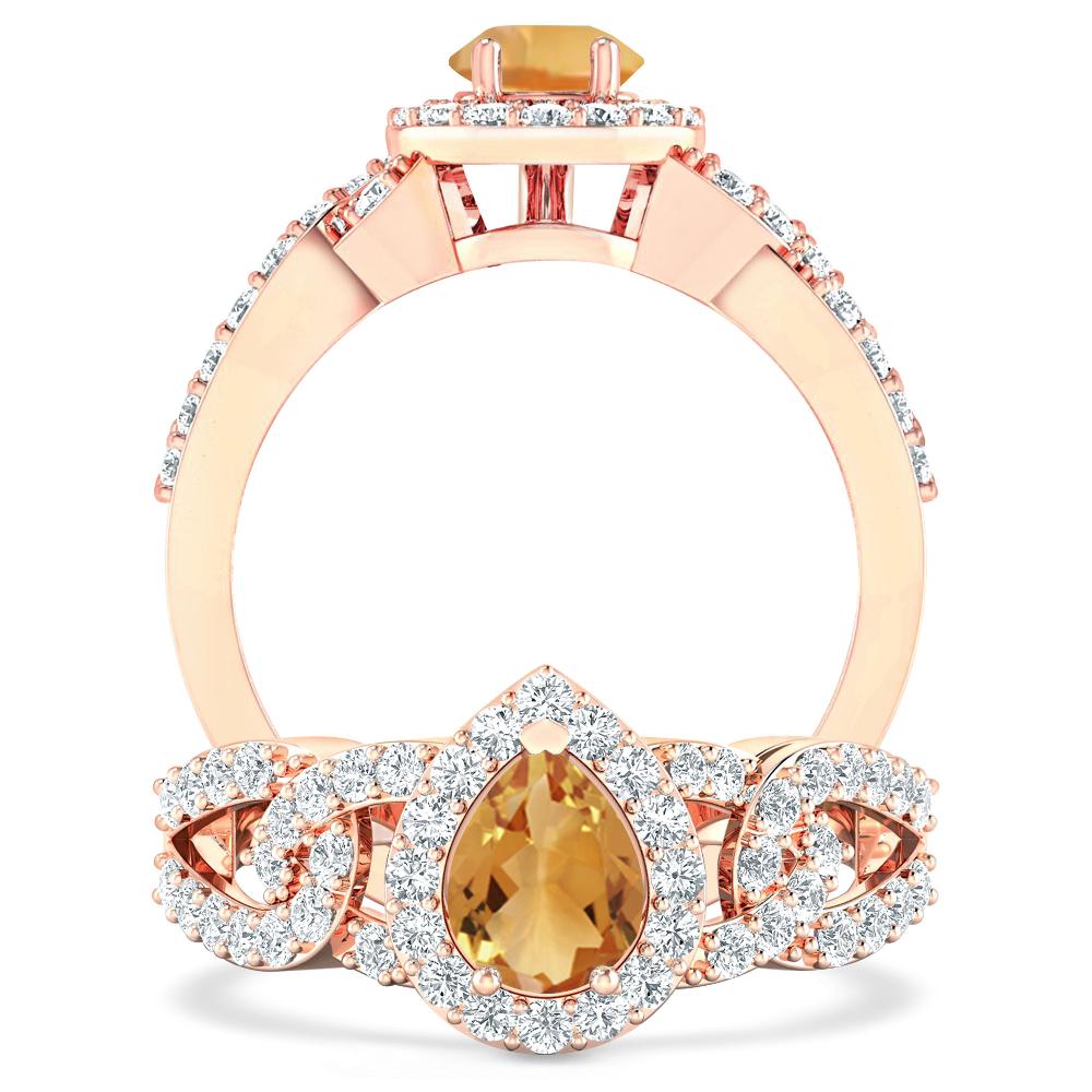 Rose Gold - Citrine