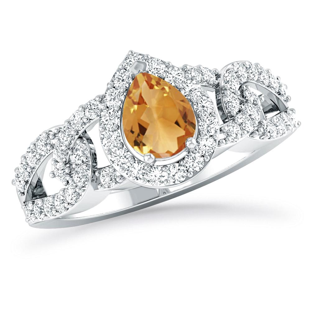 White Gold - Citrine