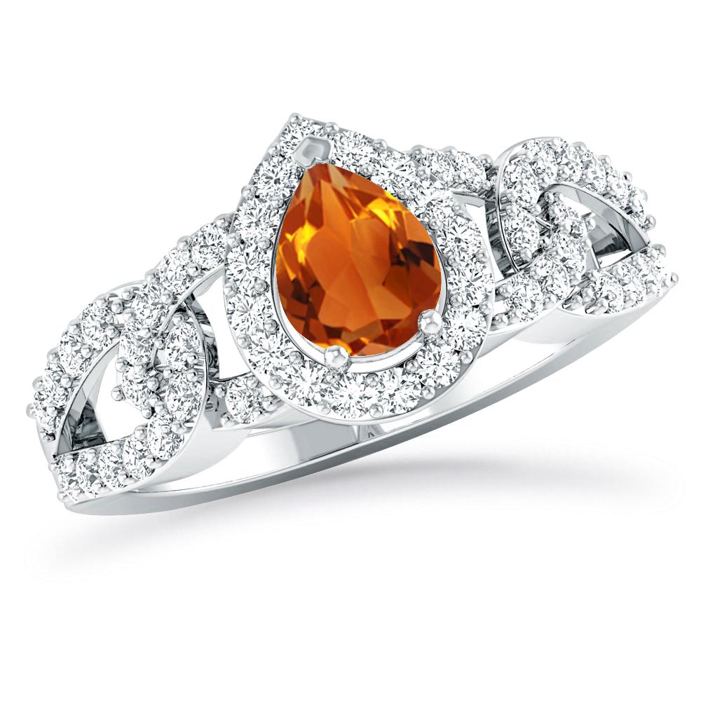 White Gold - Citrine