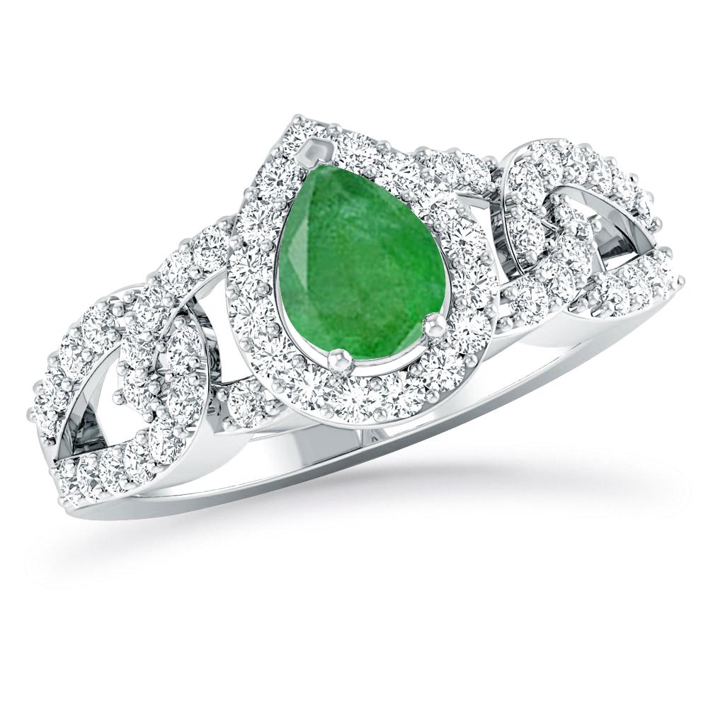 White Gold - Emerald