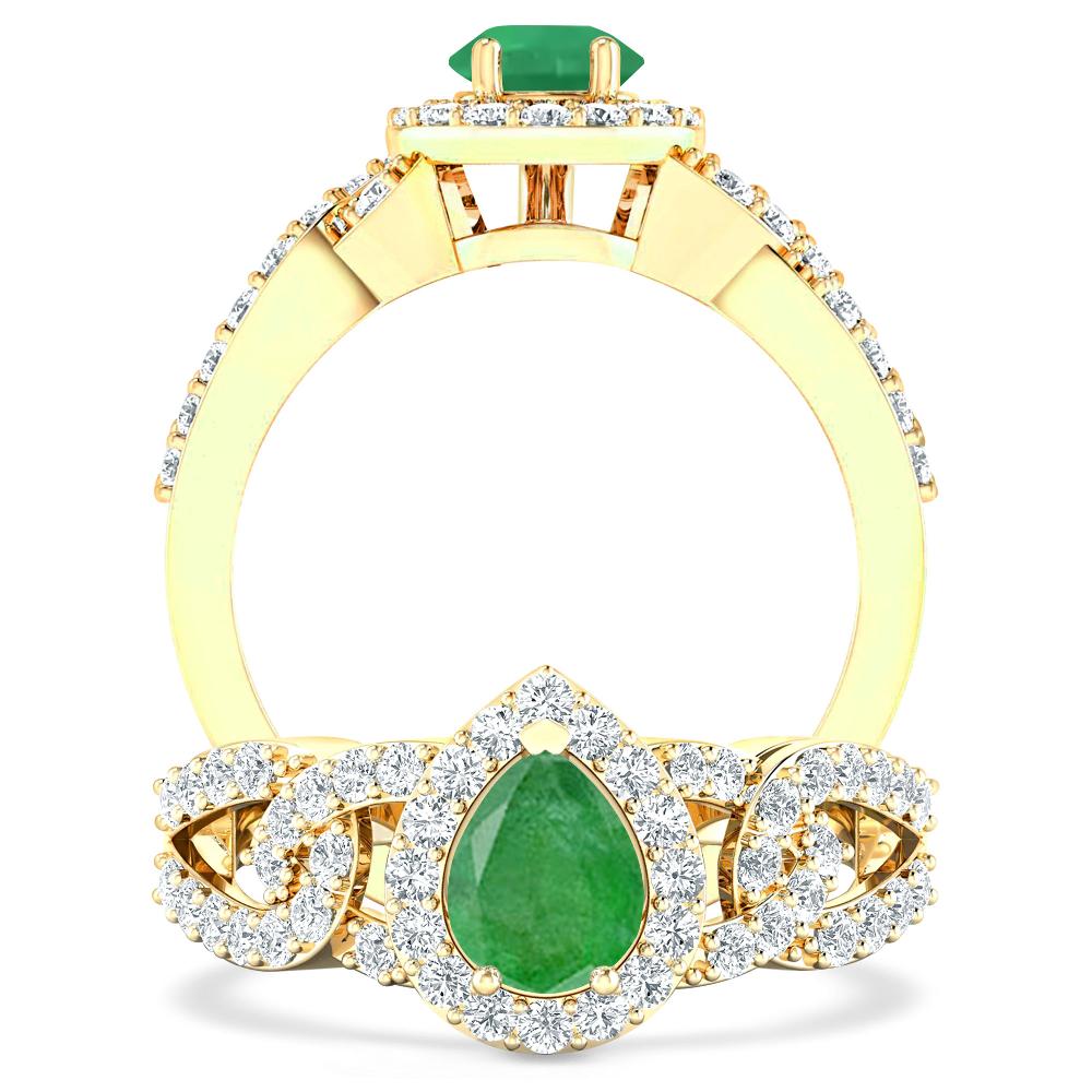 Yellow Gold - Emerald