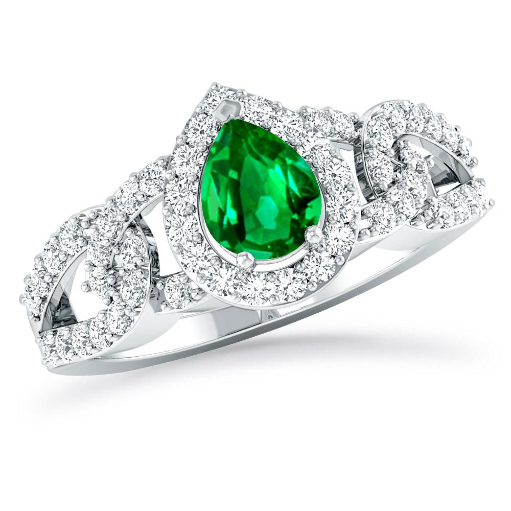 White Gold - Emerald