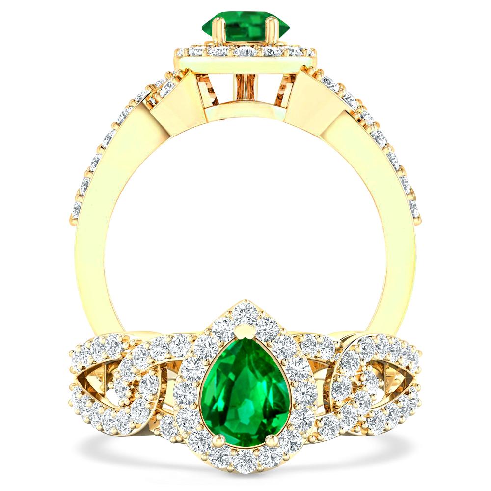 Yellow Gold - Emerald