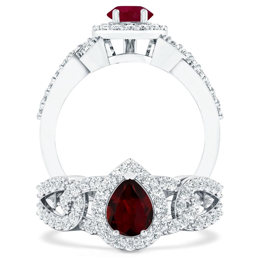 White Gold - Garnet