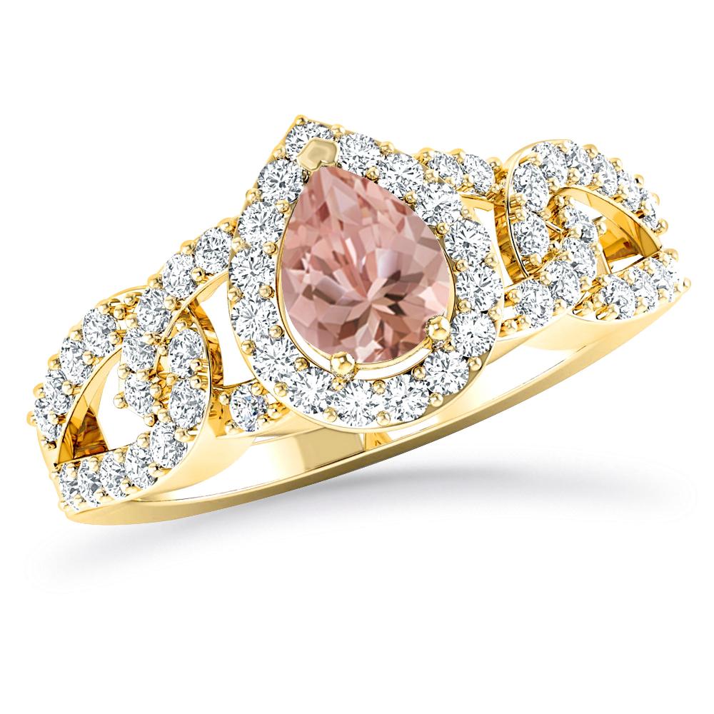 Yellow Gold - Morganite