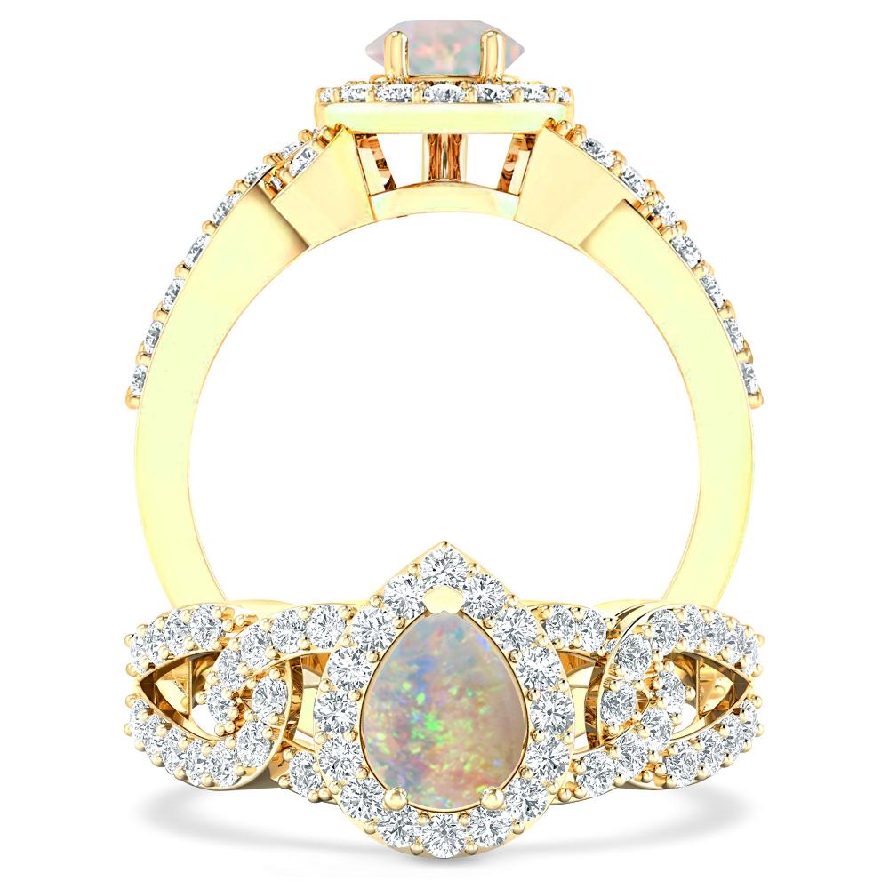 Yellow Gold - Opal