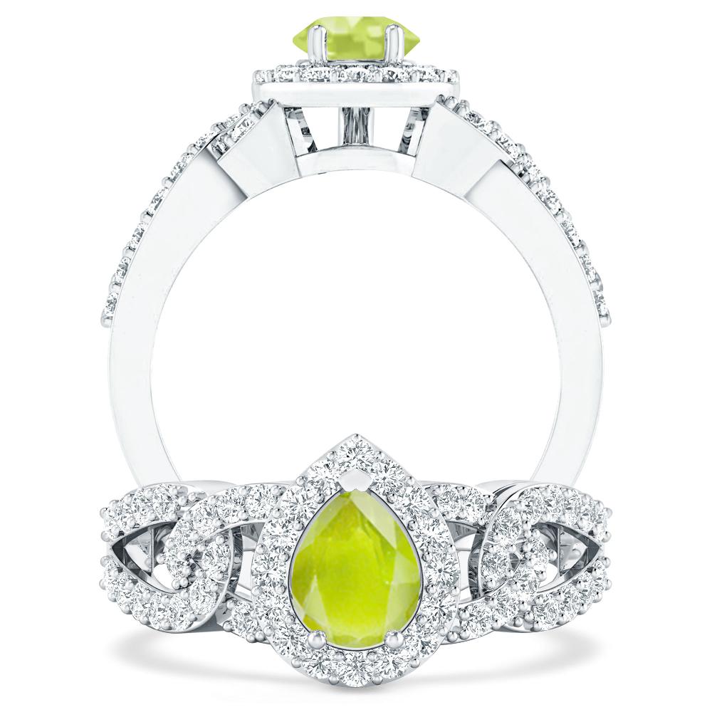 White Gold - Peridot