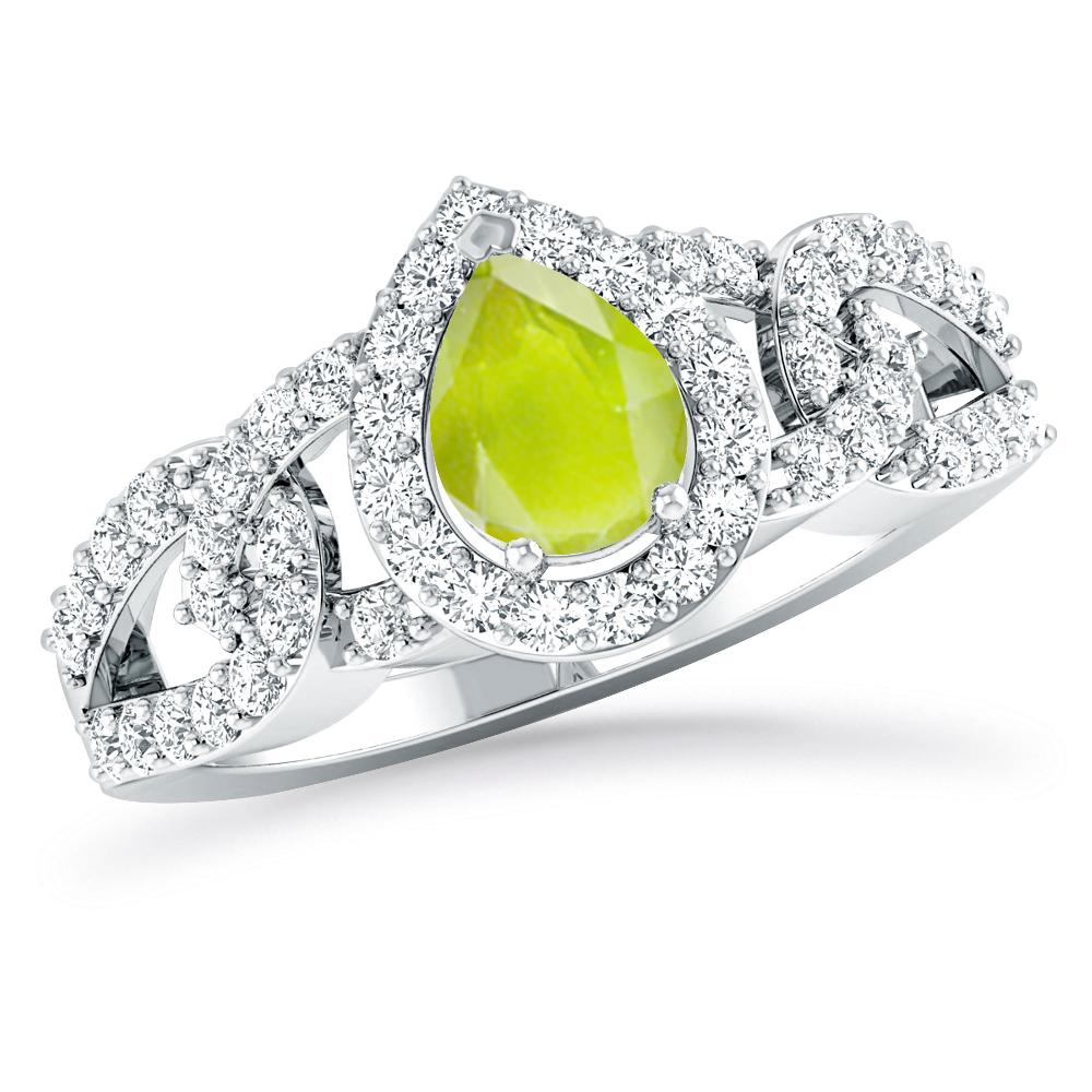 White Gold - Peridot