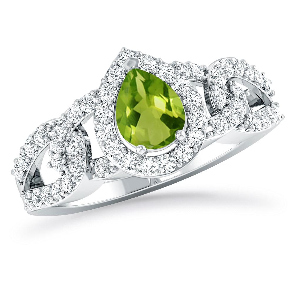 White Gold - Peridot