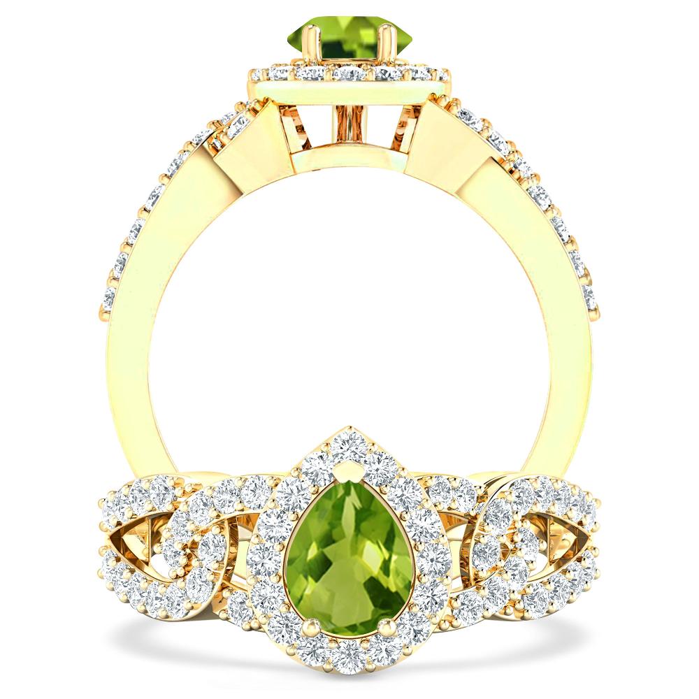 Yellow Gold - Peridot