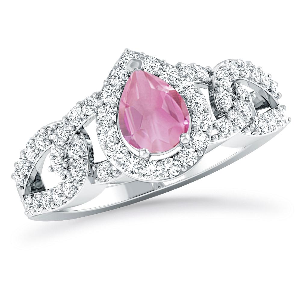 White Gold - Pink Tourmaline