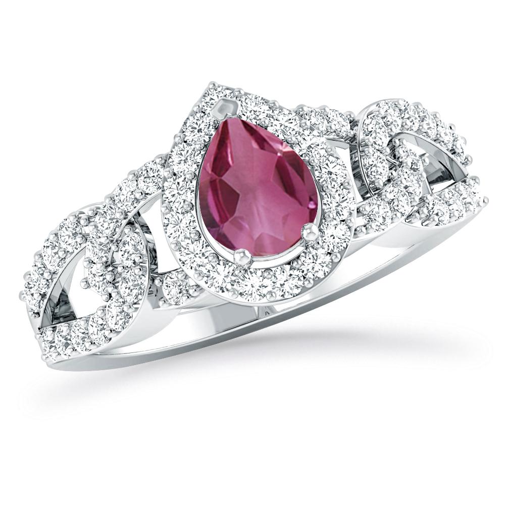 White Gold - Pink Tourmaline