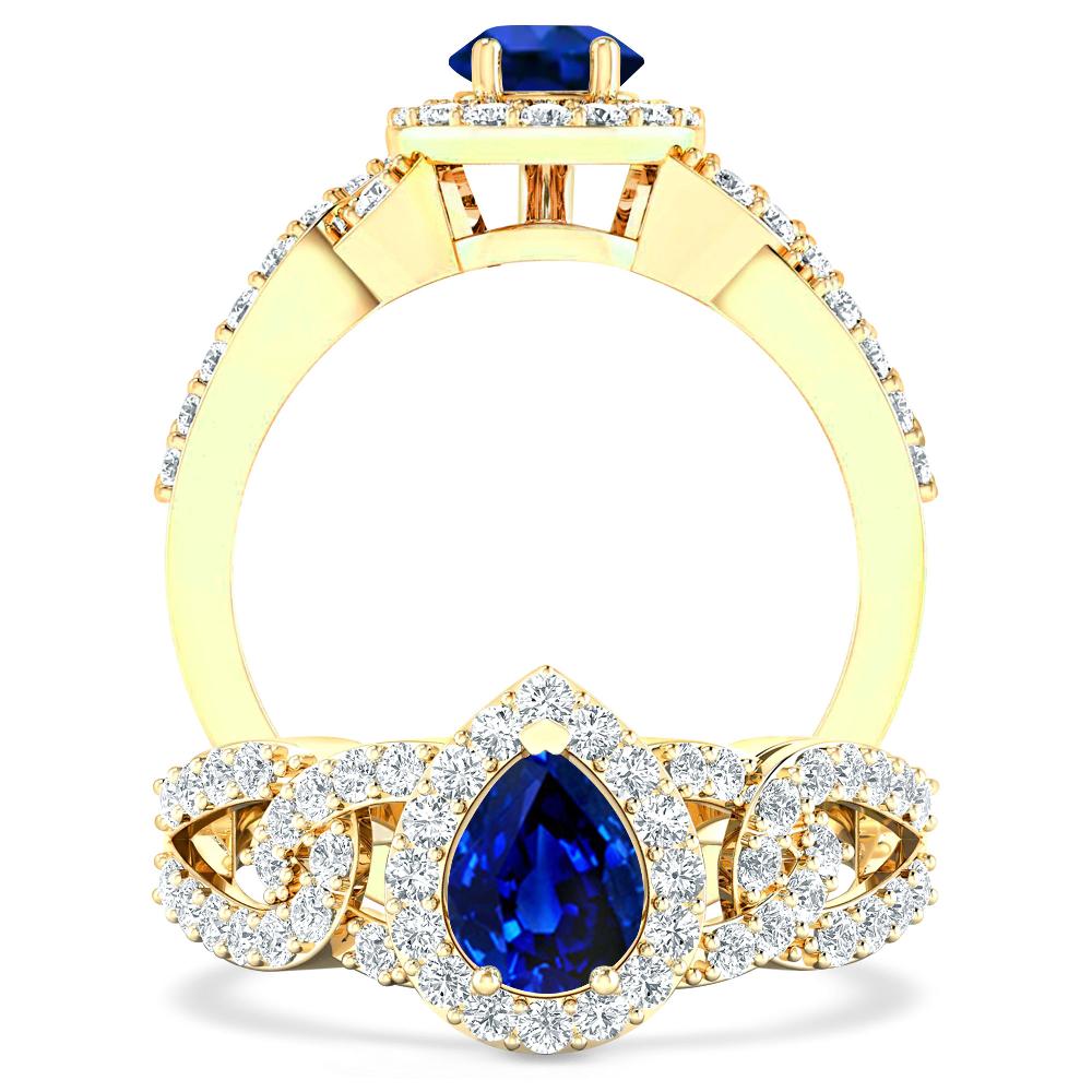 Yellow Gold - Sapphire