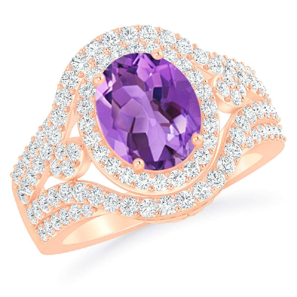 Rose Gold - Amethyst