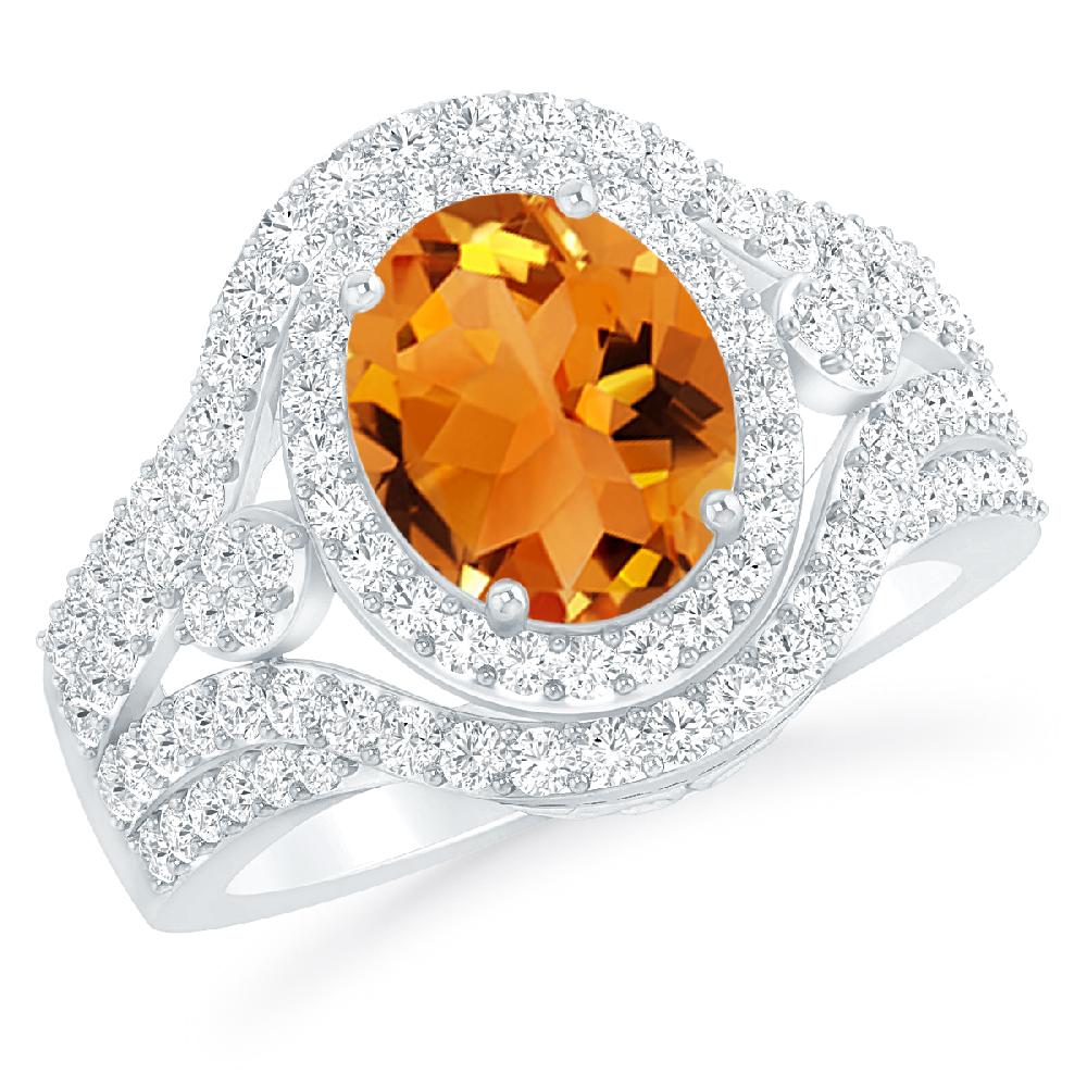 White Gold - Citrine