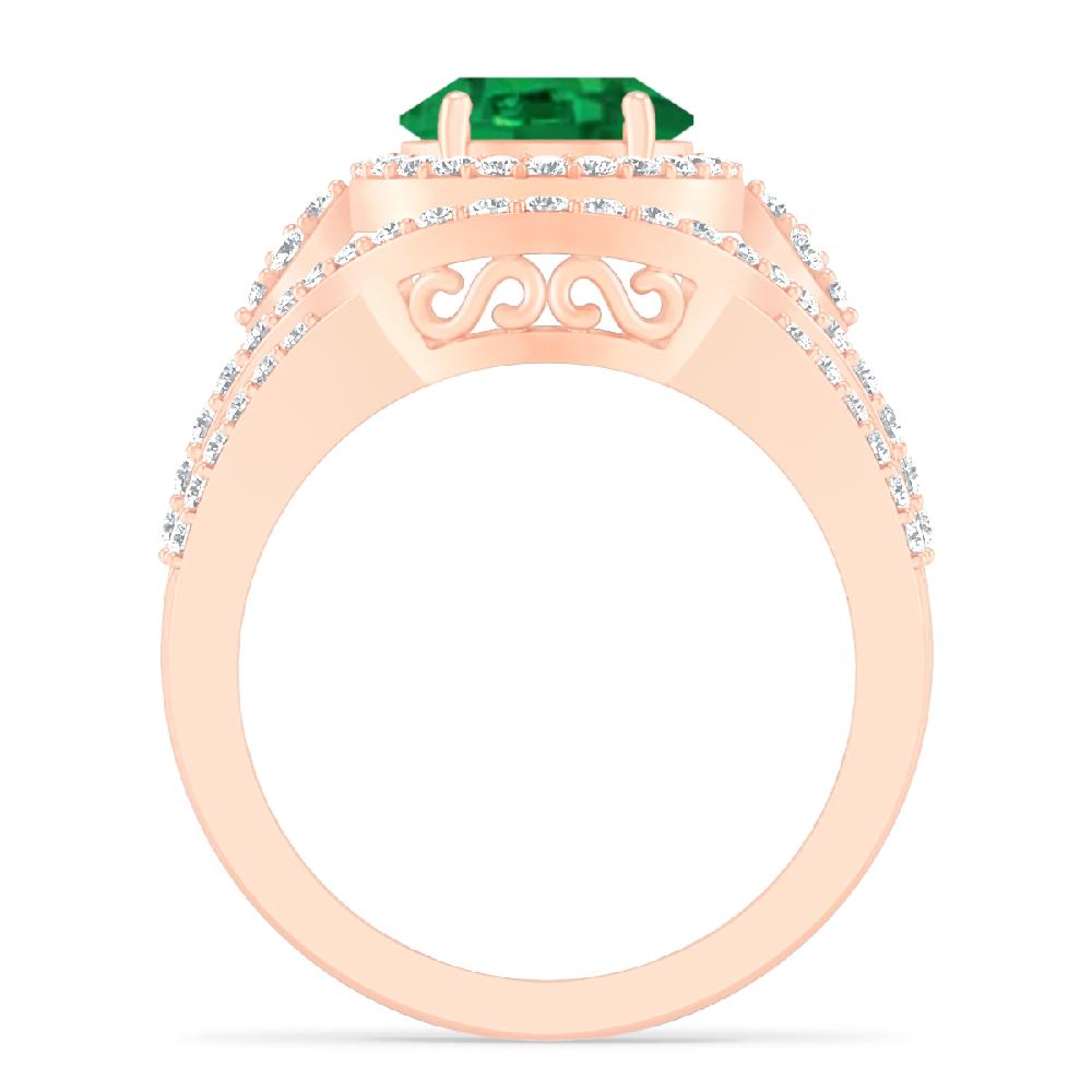 Rose Gold - Emerald