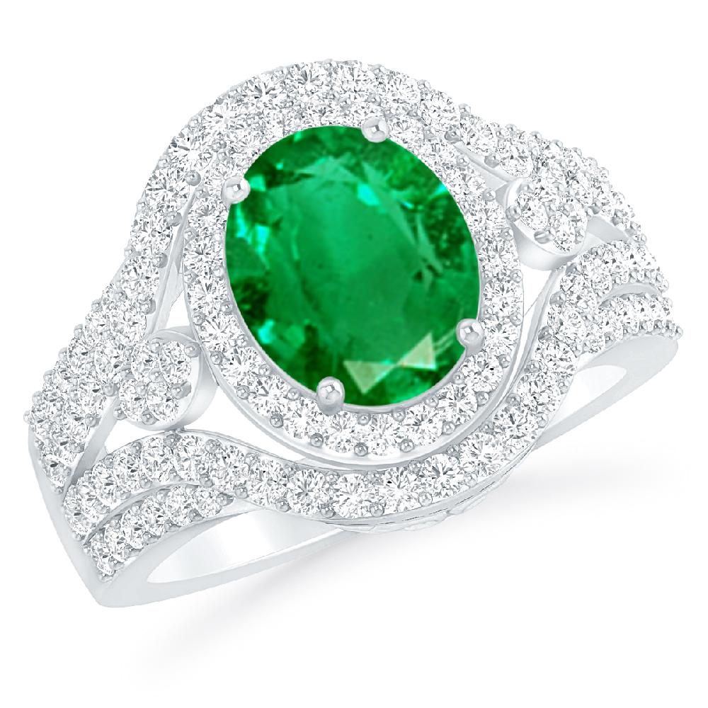 White Gold - Emerald