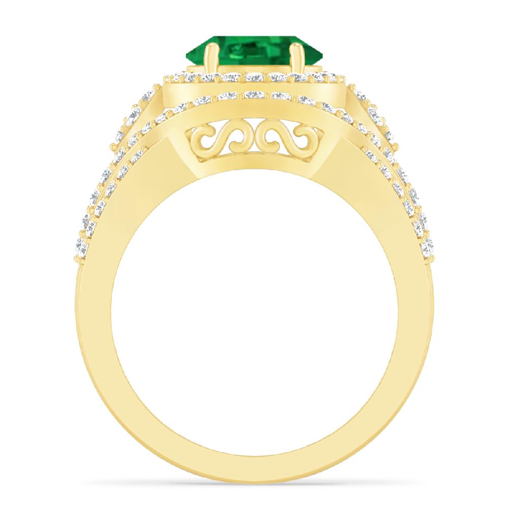 Yellow Gold - Emerald