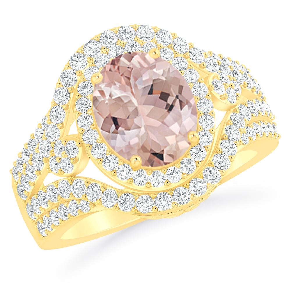 Yellow Gold - Morganite