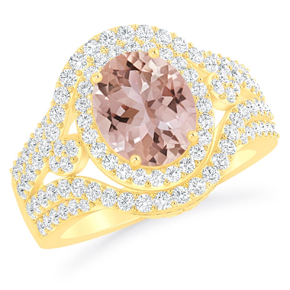 Yellow Gold - Morganite