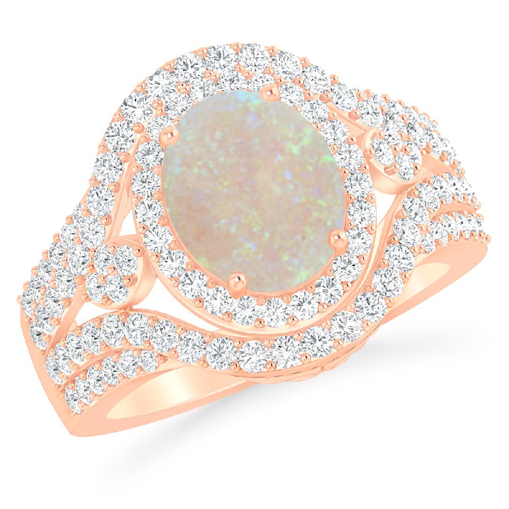 Rose Gold - Opal