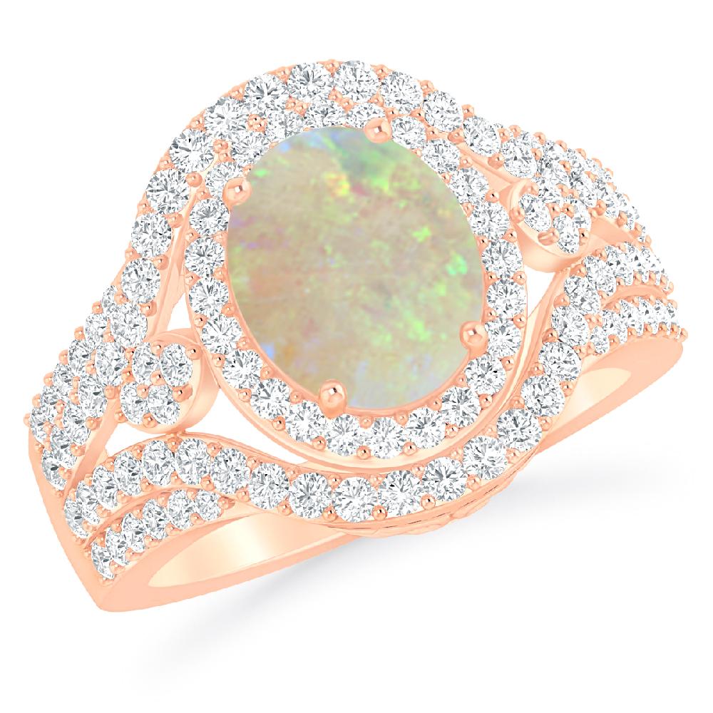 Rose Gold - Opal