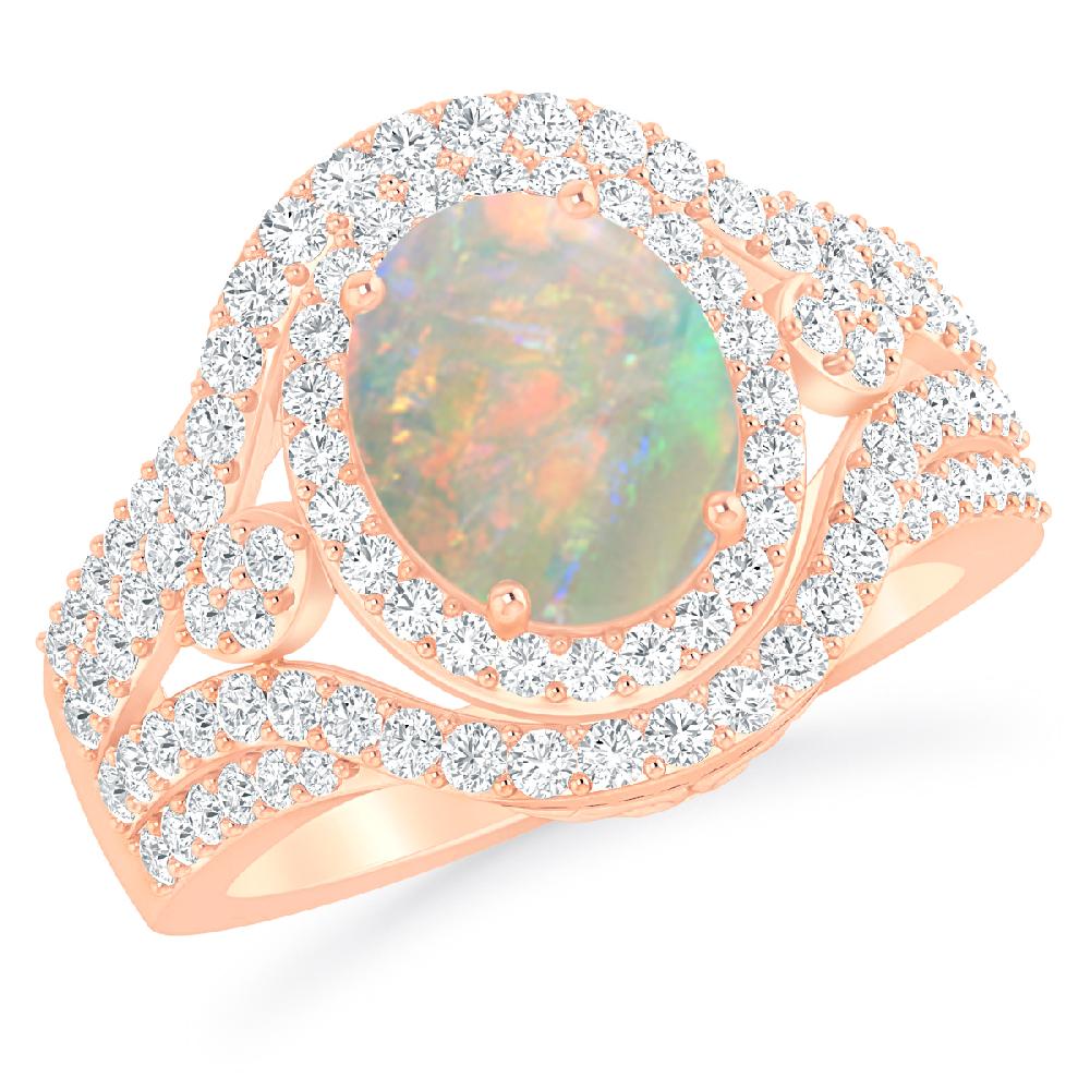 Rose Gold - Opal