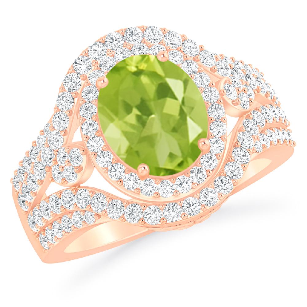 Rose Gold - Peridot