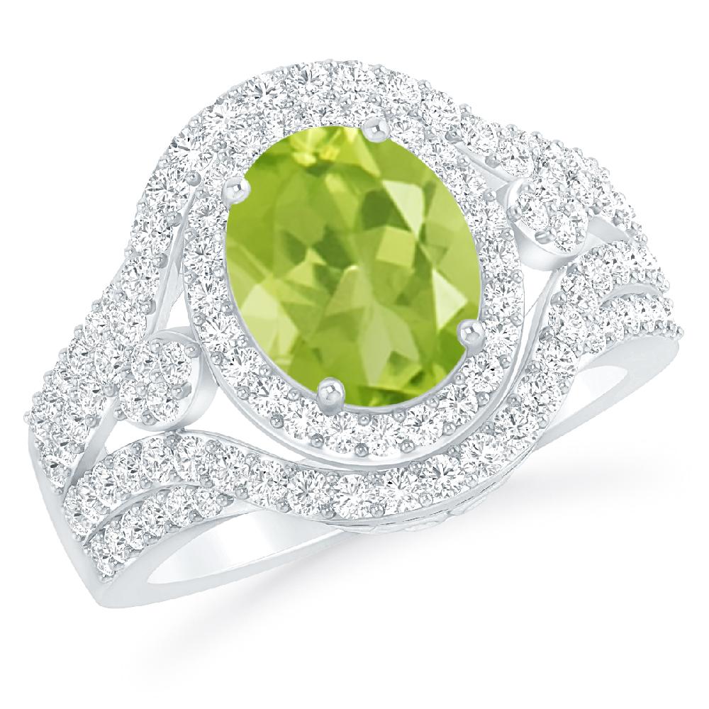 White Gold - Peridot