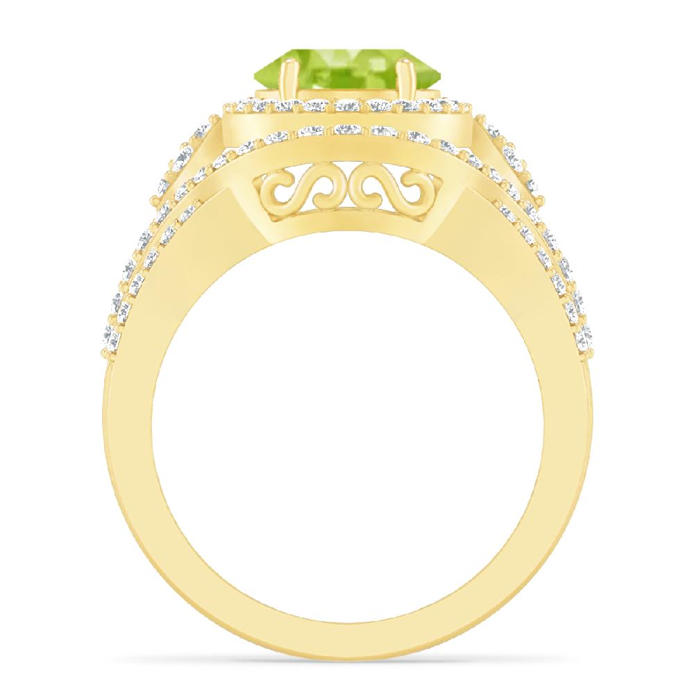 Yellow Gold - Peridot