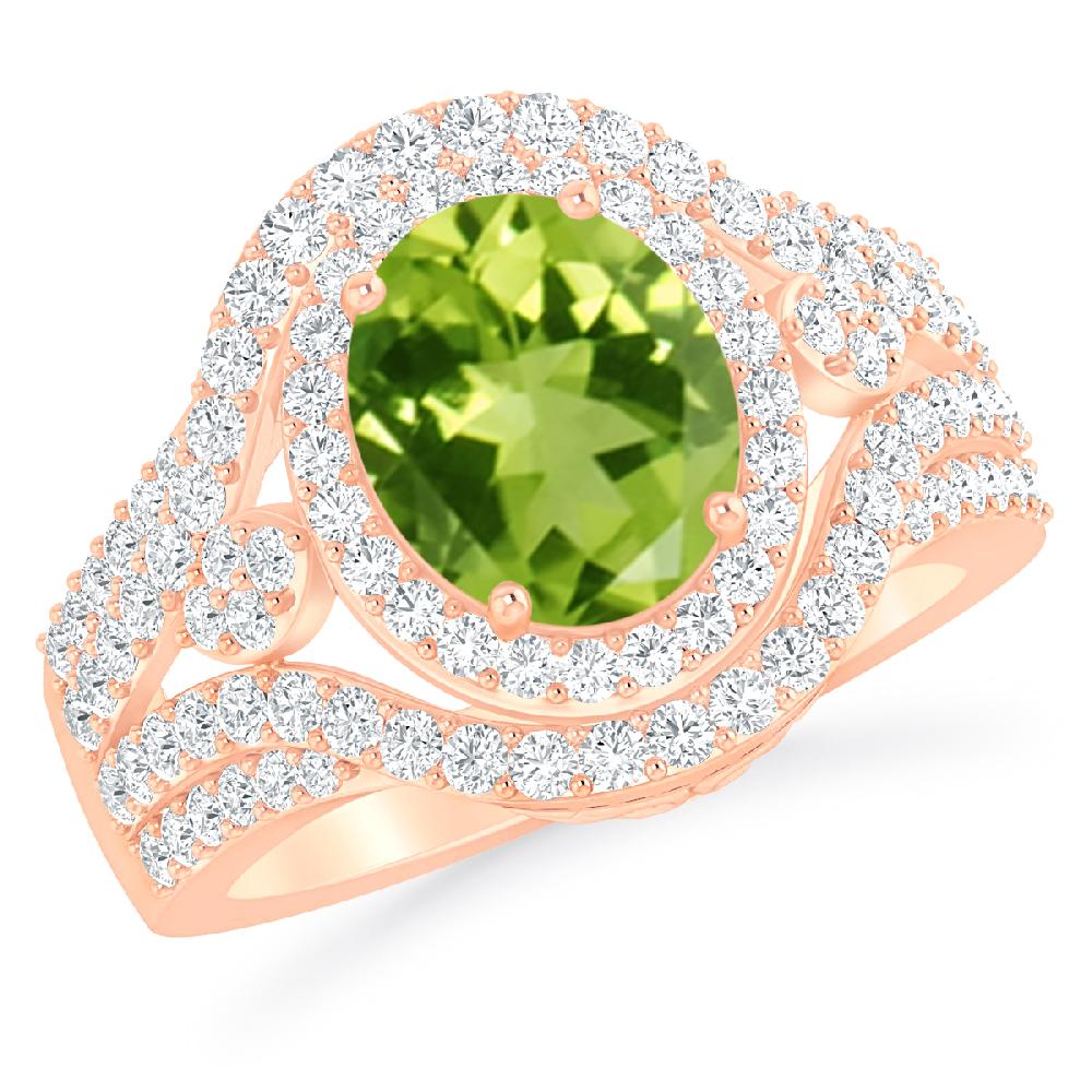 Rose Gold - Peridot