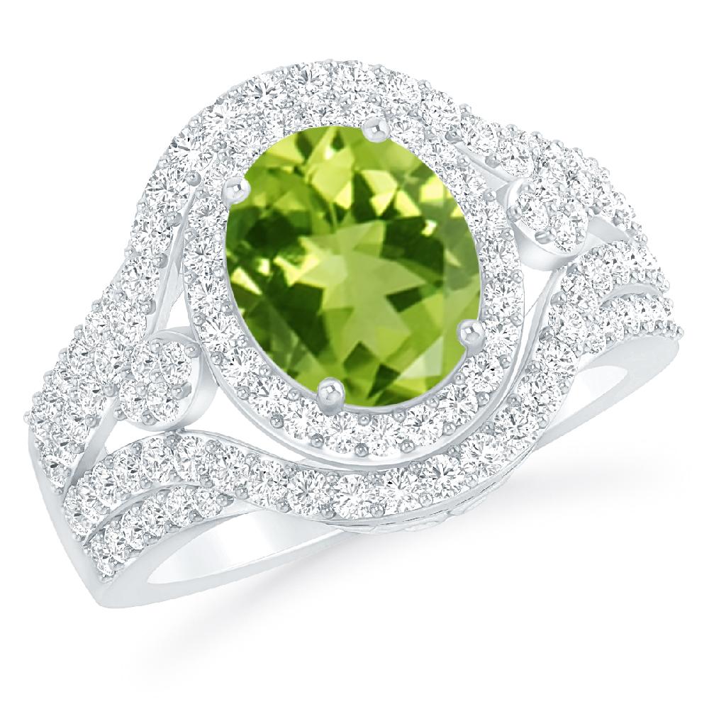 White Gold - Peridot