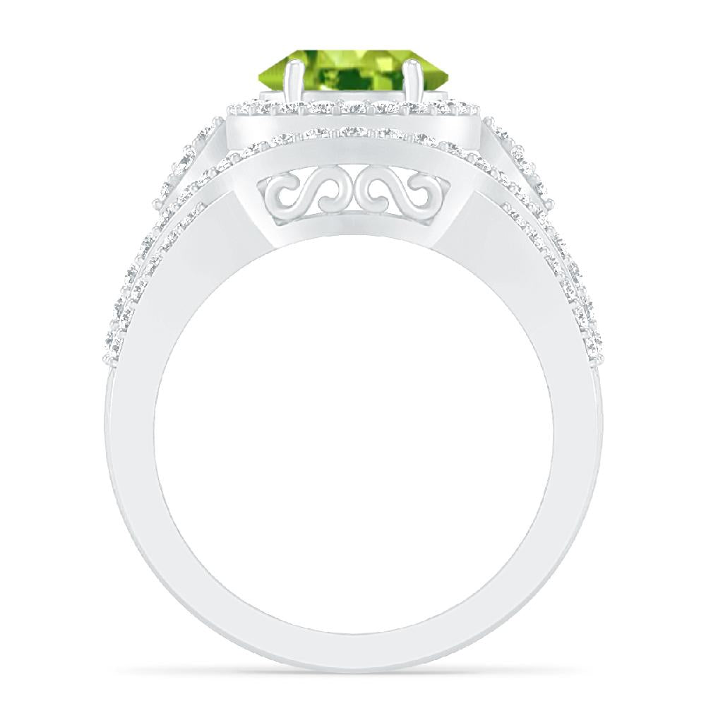 White Gold - Peridot