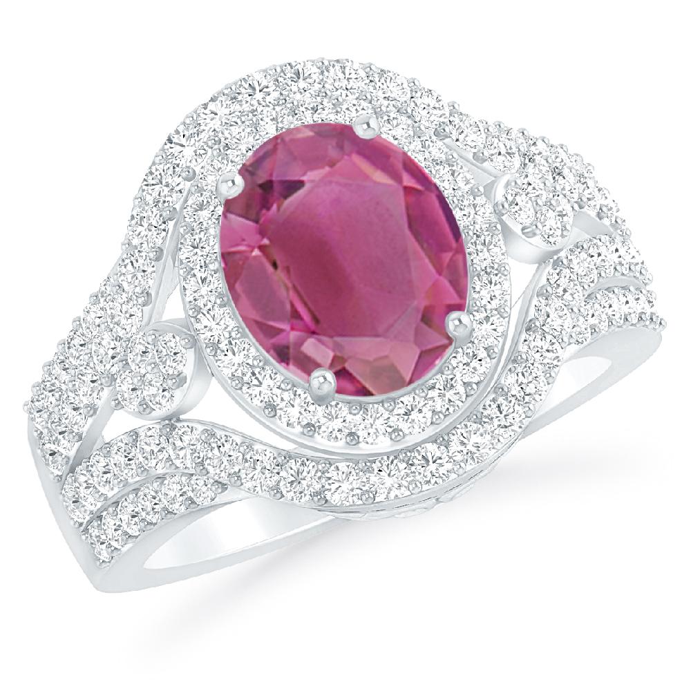 White Gold - Pink Tourmaline