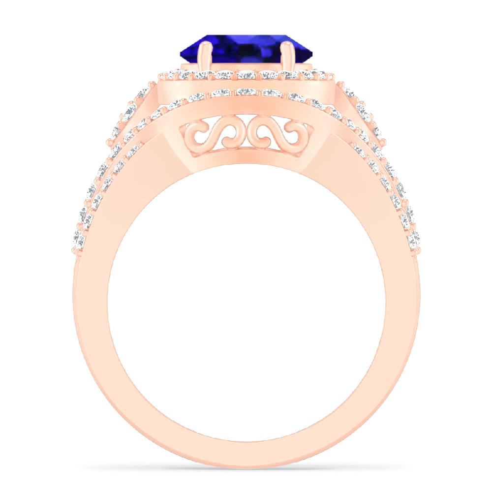 Rose Gold - Tanzanite