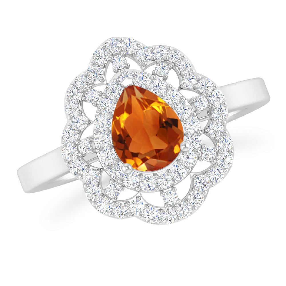 White Gold - Citrine