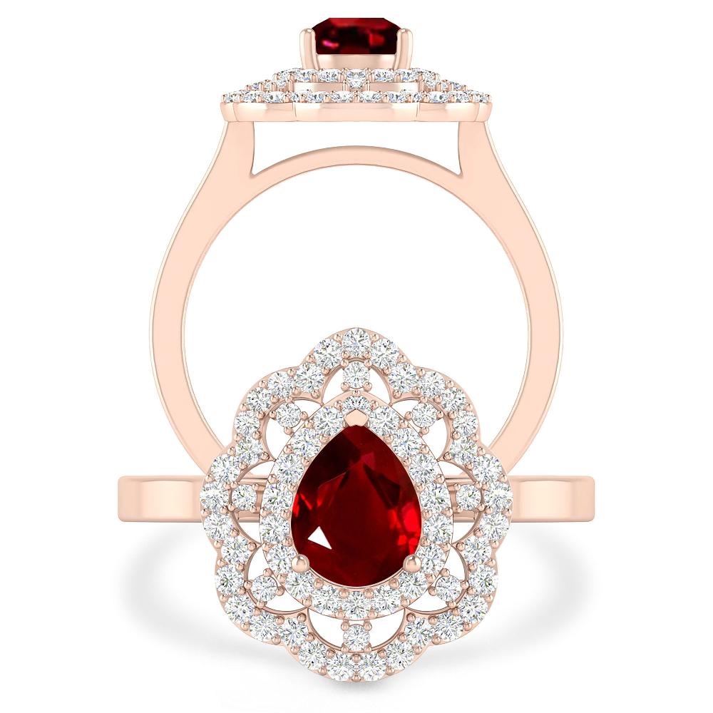Rose Gold - Ruby