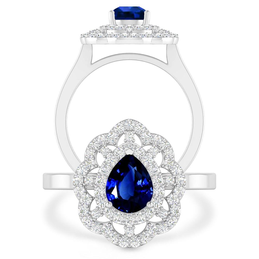 White Gold - Sapphire