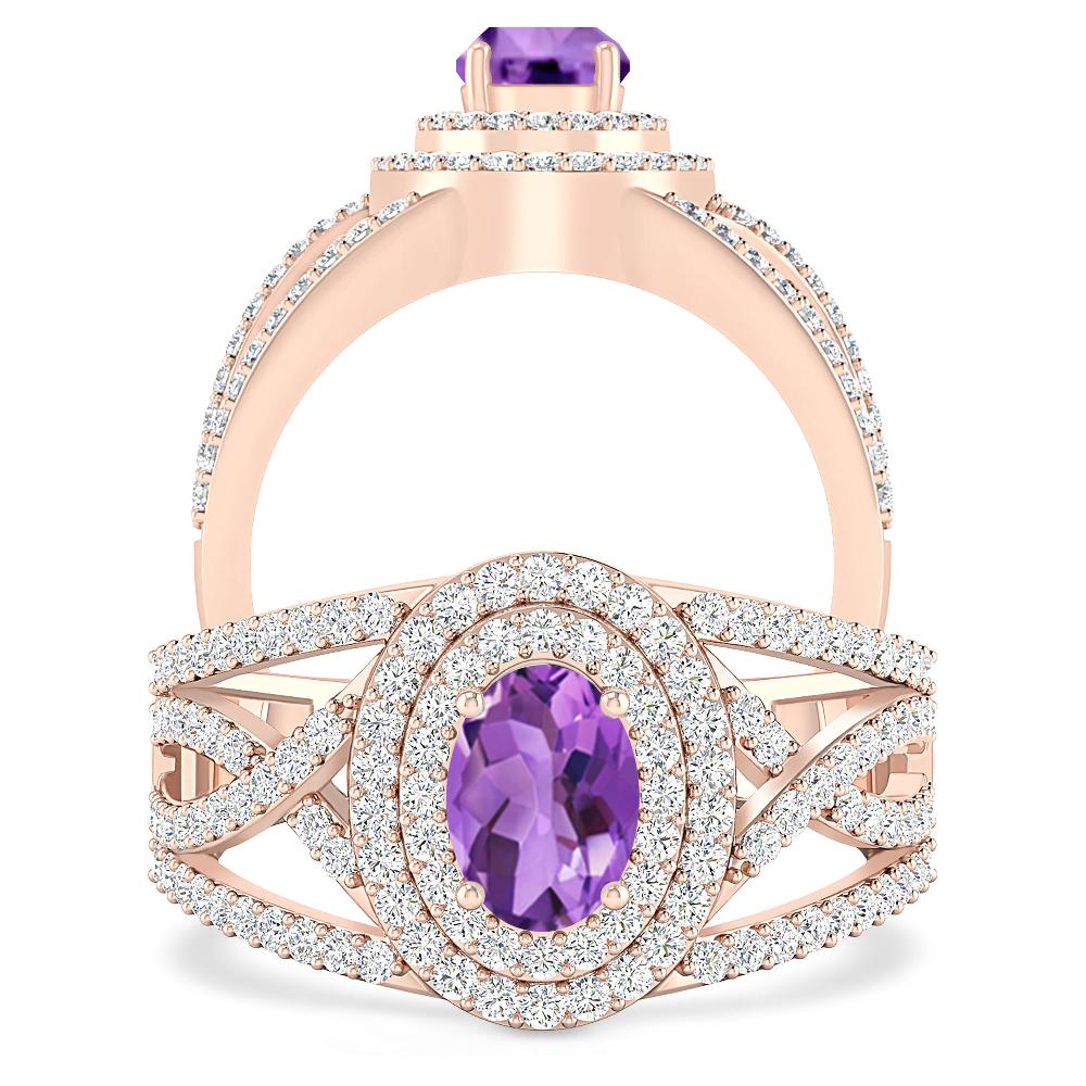 Rose Gold - Amethyst