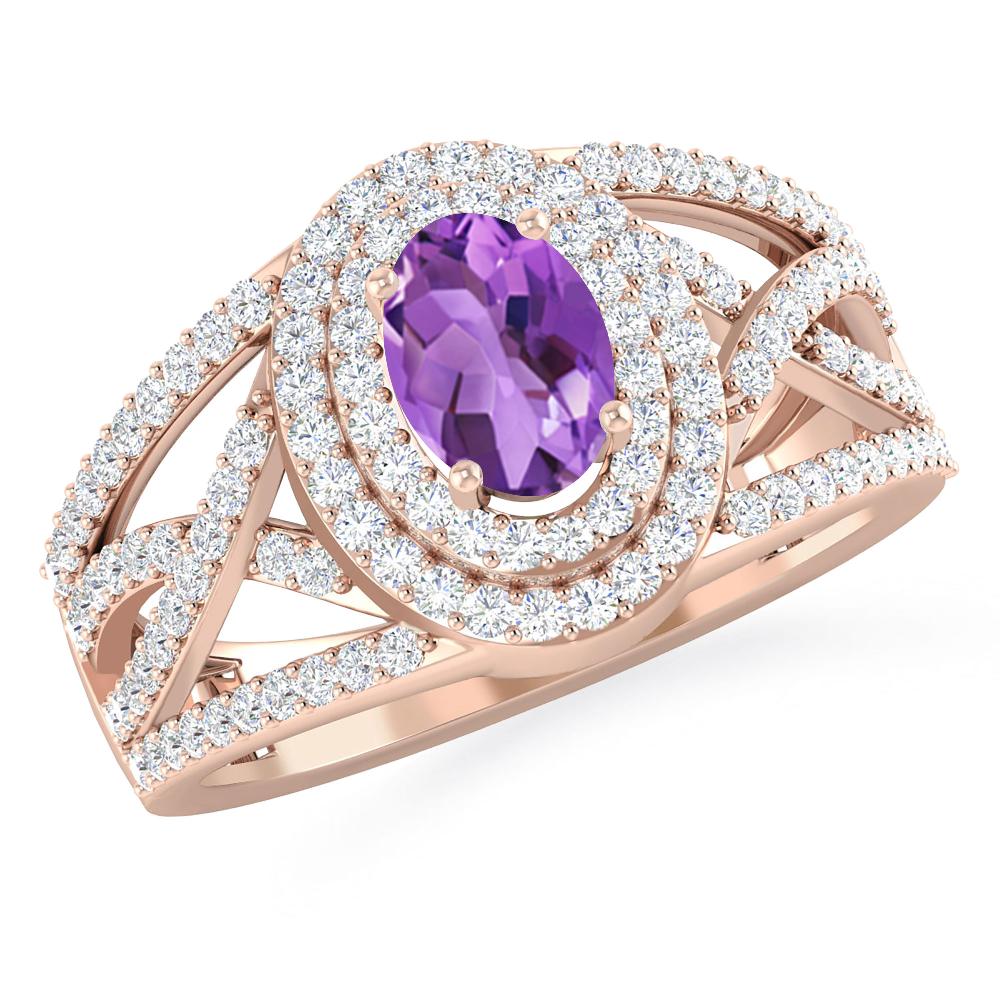 Rose Gold - Amethyst
