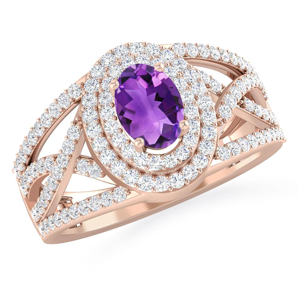 Rose Gold - Amethyst