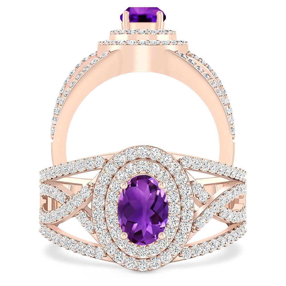 Rose Gold - Amethyst