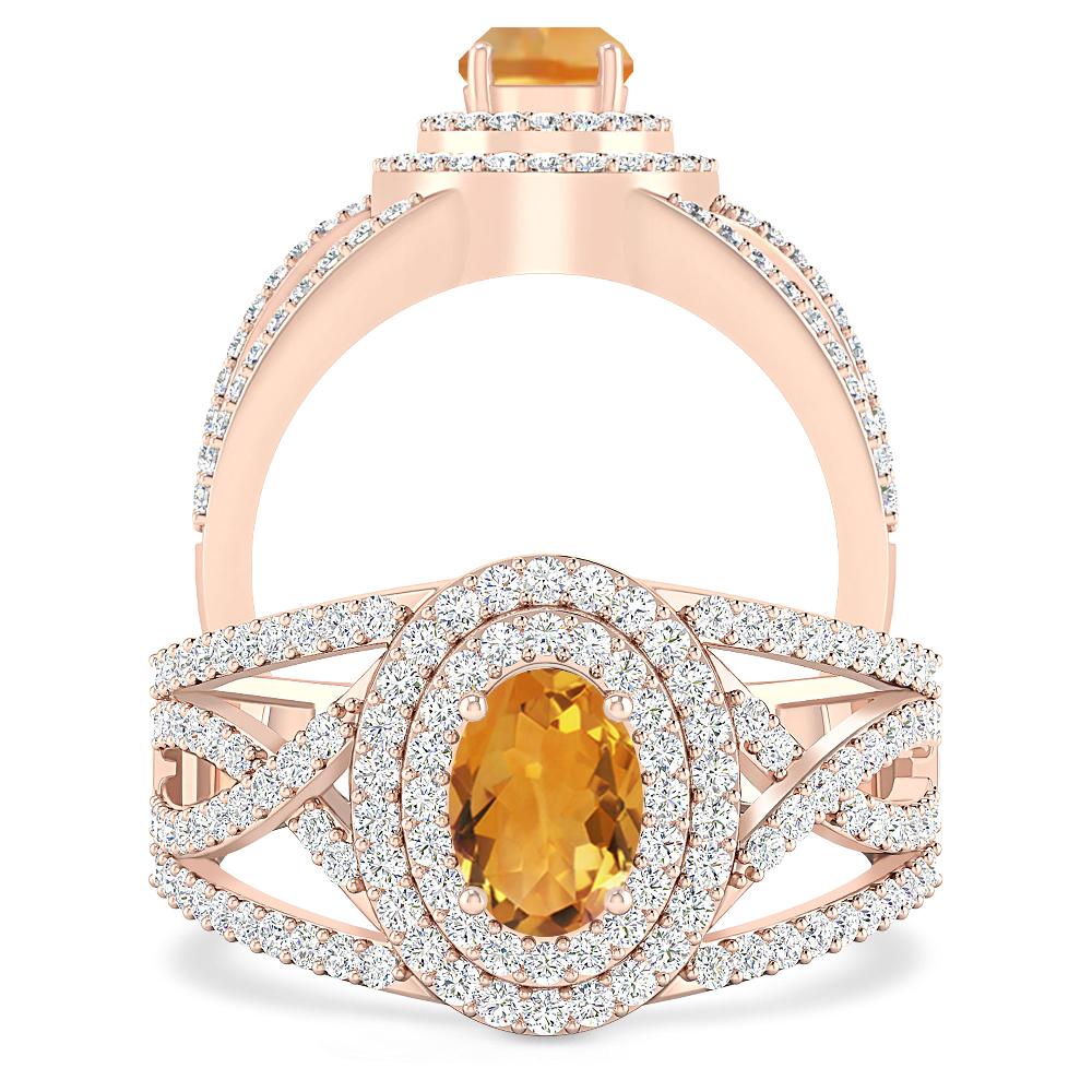 Rose Gold - Citrine