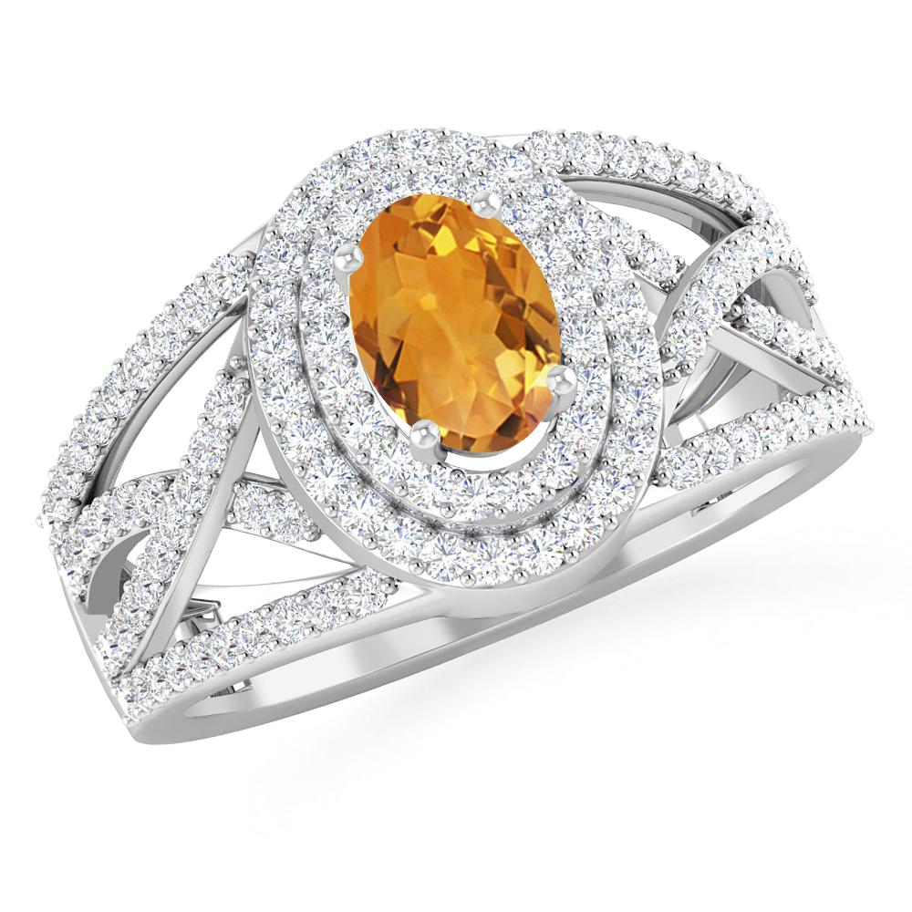White Gold - Citrine