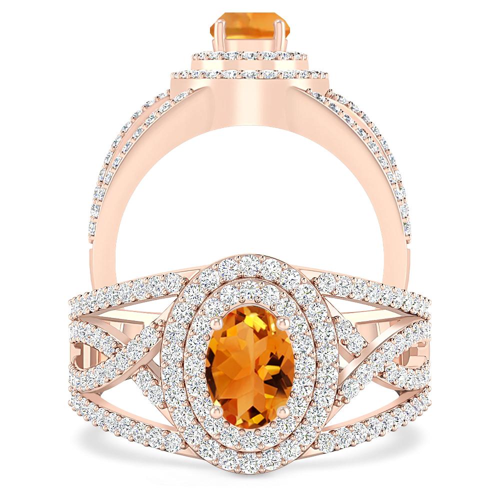 Rose Gold - Citrine