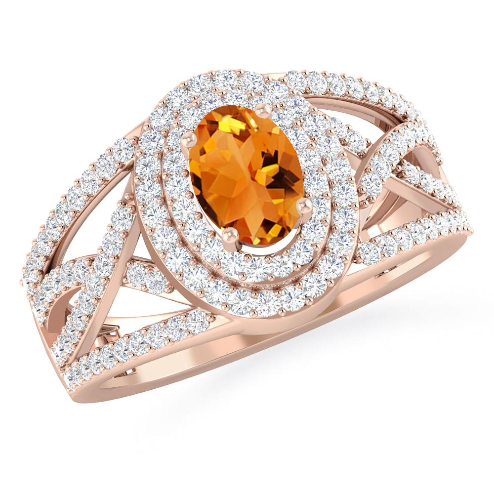 Rose Gold - Citrine