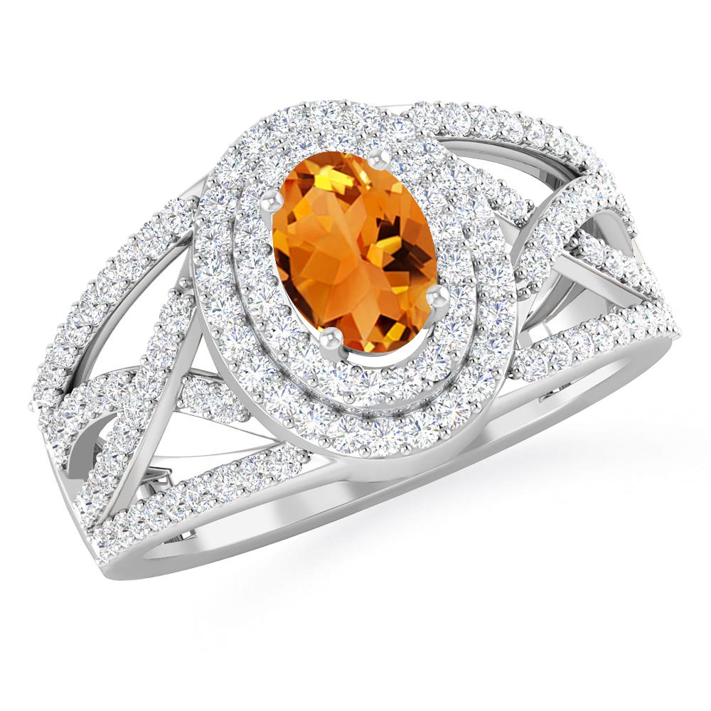 White Gold - Citrine